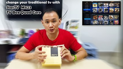 StarTV 电视盒高清IPTV流媒体播放器电视 (Android M423 TV Box) | Jackie Tiew