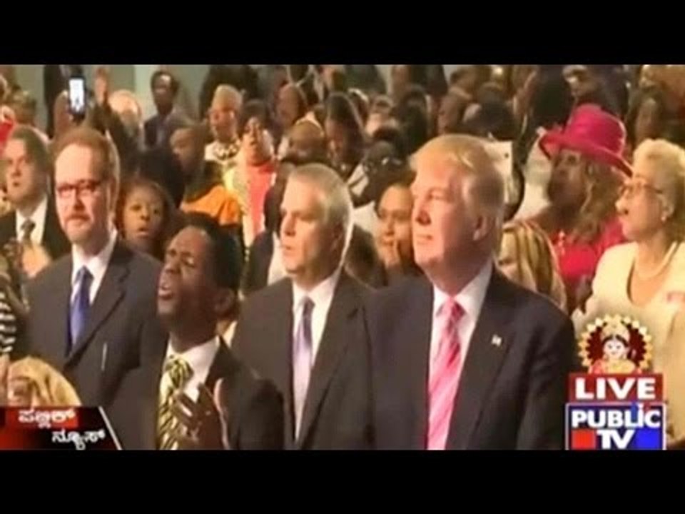 US Presidential Candidate Donald Trump Dances During Election Campaign