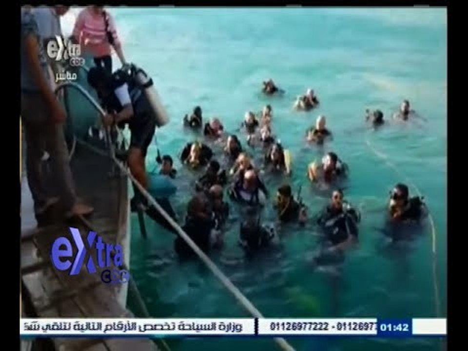 #غرفة_الأخبار | مدينة الغردقة تحطم الرقم القياسي لأكبر غطسة جماعية في العالم