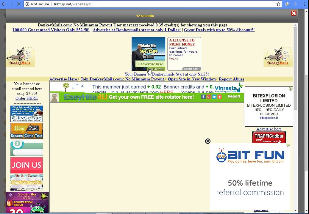 Earn Free Web Traffic