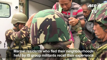 Civilians recount their experience in war-torn Philippine city