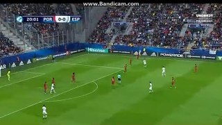 Saul Niguez amazing goal against Portugal