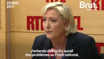 Désaccords au FN : pour Marine Le Pen, tout va bien