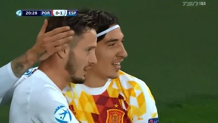 0-1 Saúl Ñíguez AMAZING Goal  - Portugal U21 0 - 1 Spain U21 - 20.06.2017 (Full Replay)