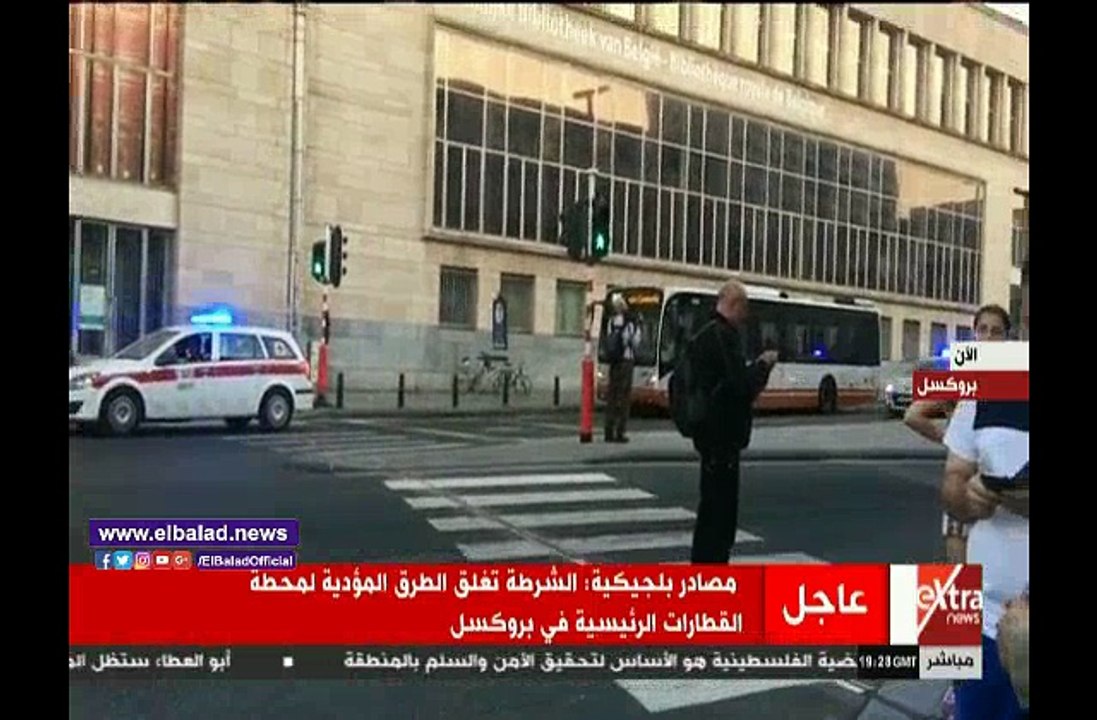 اللقطات الأولى للإنفجار بمحطة القطارات الرئيسية ببروكسل
