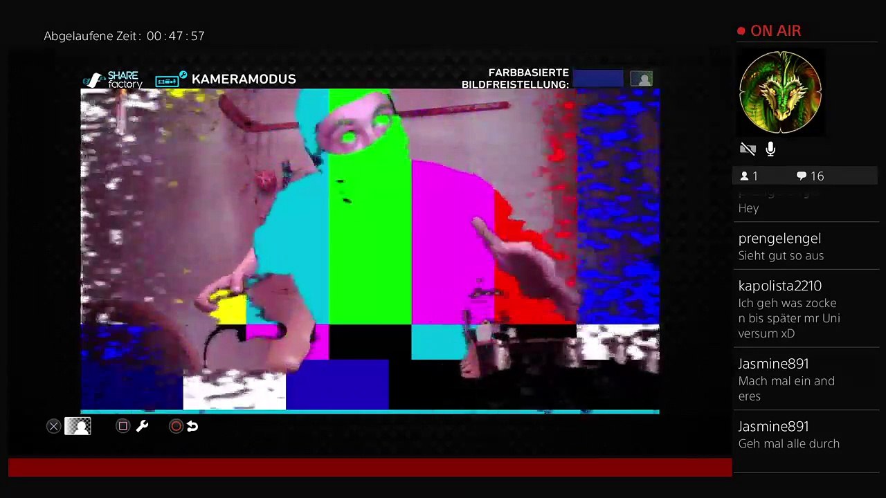 wie streamt man mit Share FACTORY (100)