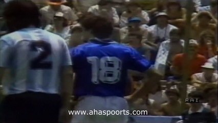 اهداف مباراة ايطاليا و الارجنتين 1-1 كاس العالم 1986