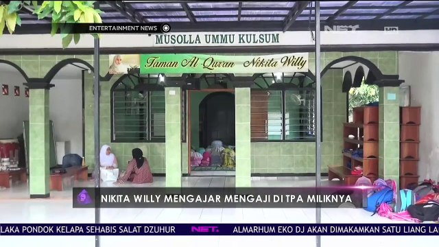 Nikita Willy Turun Langsung Untuk Mengajar Mengaji di TPA Miliknya