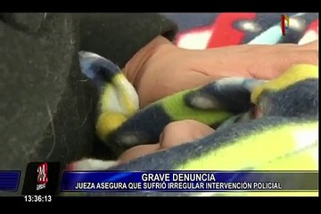 Jueza asegura que sufrió irregular intervención policial en la carretera