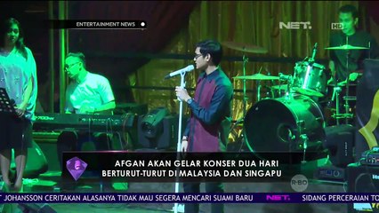 Afgan Gelar Konser Berturut - Turut Di Malaysia dan Singapura