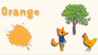 Apprendre les couleurs avec Pinpin et Lili - Le orange