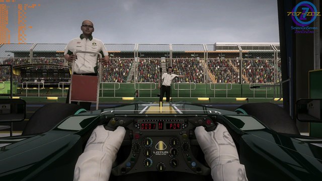 F1 2010 - Career S1R02 Melbourne Race Gameplay FHD on keyboard