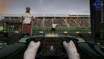 F1 2010 - Career S1R02 Melbourne Race Gameplay FHD on keyboard