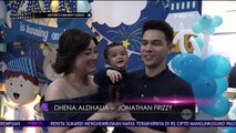 Keseruan Jonathan Frizzy & Dhena Aldhalia Rayakan Ulang Tahun Zayn yang Pertama