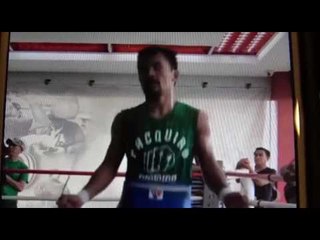 Manny Pacquiao Sick Hand Speed In Camp For Jeff Horn EsNews Boxing