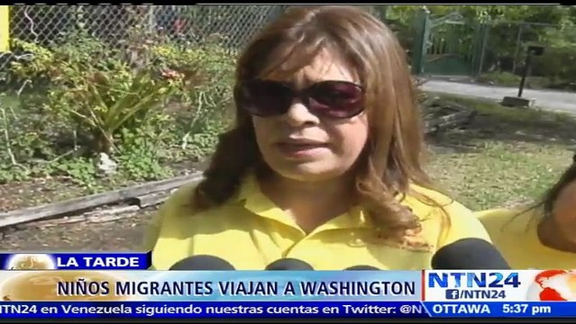 Niños migrantes viajan en caravana hasta Washington para pedir a Donald Trump frenar las deportaciones