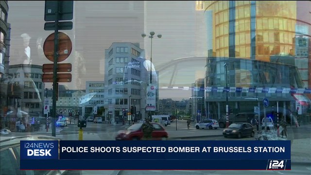 i24NEWS DESK | Police shoots suspected bomber at Brussels station | Tuesday, June 20th 2017