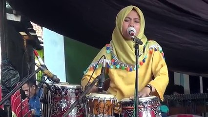 JERA cewek hijab jago main kendang kayak cak met new pallapa MUTIK NIDA PART 2