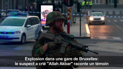 Explosion à Bruxelles: le suspect a crié "Allah Akbar"