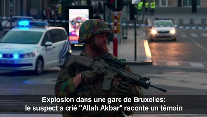 Explosion à Bruxelles: le suspect a crié "Allah Akbar"