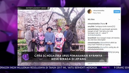 Citra Scholastika Urus Pemakaman Ayahnya Meski Berada di Jepang