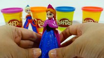 Мультик с куклами поделки из пластилина #Play-Doh лепим платья Принцессы Диснея Играем в к