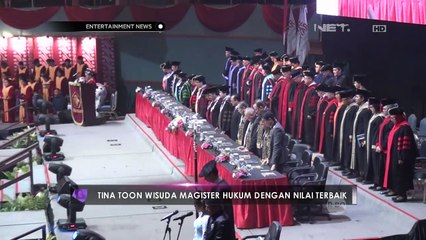 Tina Toon Wisuda Magister Hukum Dengan Nilai Terbaik