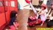 A Play Tent Playtime Fun! A Fire Truck Play Tent. Firefighter Pretend Play. Ride On Fire T
