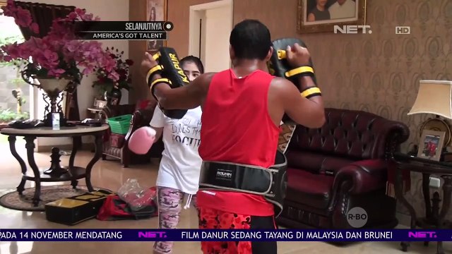 Prilly Latuconsina Jalani Olah Raga Muay Thai