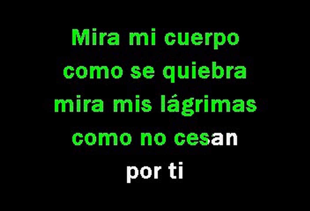 Emmanuel - Todo se derrumbo (Karaoke)