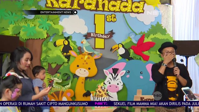 Tantri Kotak dan Suami Rayakan Ulang Tahun Sang Anak