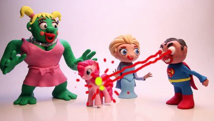 BATMAN Steals Captain America's Shield - Superhero Prank Videos PLAY DOH Stop Motion Cartoons