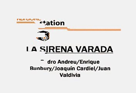 Heroes del Silencio - Sirena varada (Karaoke)