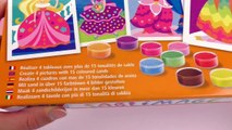 Prenses Boyama Oyunu - DIY SET Çocuklar için- Prensesleri Kumlan boyuyoruz- Benimle Oyna