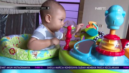 Keseruan Mikaila Patritz Saat Membuat Makanan untuk Sang Anak