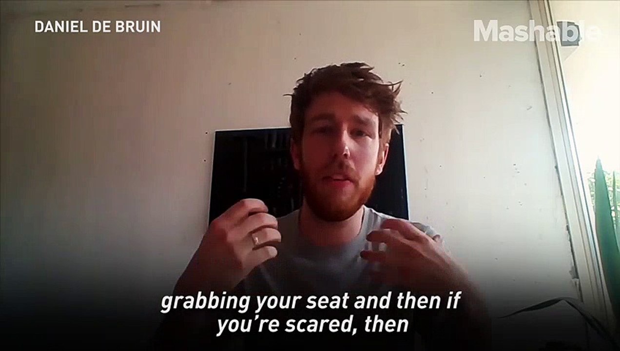 This homemade thrill ride's speed depends on how scared you are