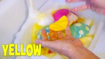 Funny Face Learn colours balloons Foam Bath -  Colors Finger Nursery Finger Famil