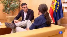 Iglesias pide a Sánchez formar una mayoría alternativa al Gobierno del PP sin Ciudadanos
