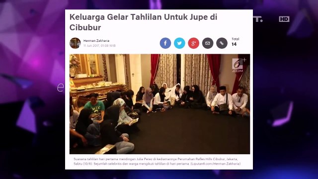 Cerita Detik-detik Kepergian Julia Perez