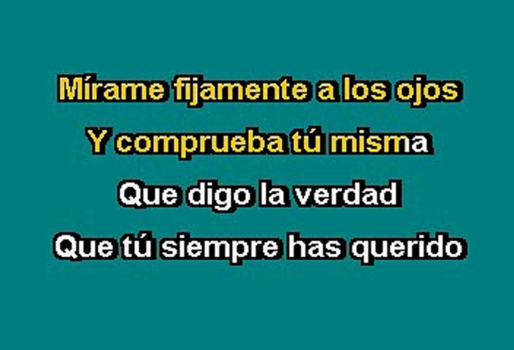 José Luis Rodríguez '' El Puma '' -  Culpable soy yo (Karaoke)