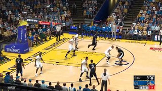 NBA 2K17 Stephen Curry & Warriors Highlights vs N