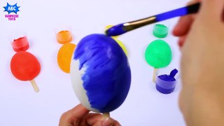Learn Colors for Children Paint and Smash Surp