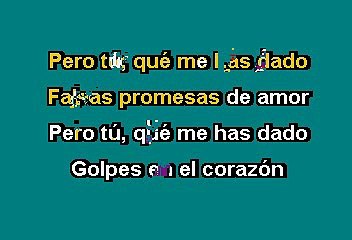 LOS TIGRES - GOLPES EN EL CORAZON (KARAOKE CON VOZ GUIA)