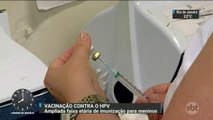 Vacinação contra HPV para meninos tem faixa etária ampliada