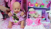 Baby Doll Bedroom House toy set Play Baby Annabell & Baby Born closet dress up, doll bed,
