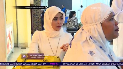 Indah Dewi Pertiwi Bagikan Makanan Berbuka Puasa