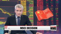 MSCI adds Chinese shares to its key emerging market index