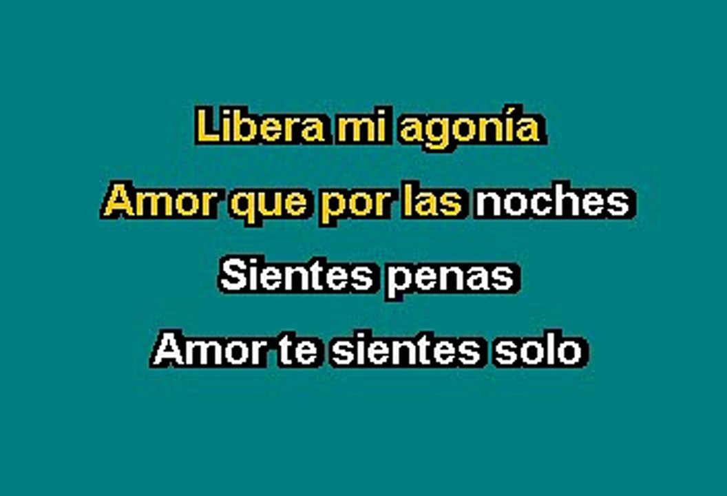 Manuel Mijares - Amor (Karaoke)