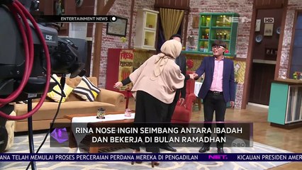 Rina Nose Ingin Menyeimbangkan Ibadan dan Kerja di Bulan Puasa