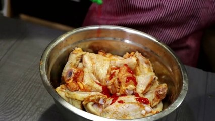 My Daughter Makes Hot Wings for Us    অপ্সরা হট উইংস বানায় সবার জন্য    Tasty Hot Wings Recipe